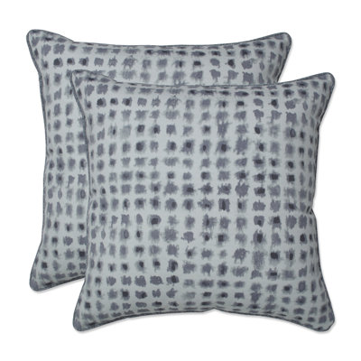 Alauda Abstract Outdoor Reversible Throw Pillow