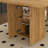 Rectangular Dining Table with Storage Base-2124759620