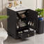 Meuble-lavabo compact 20 po avec rangement intelligent-945249473