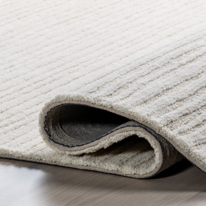 Tapis rayé en laine Southwest, Rectangle de 5 pi x 8 pi