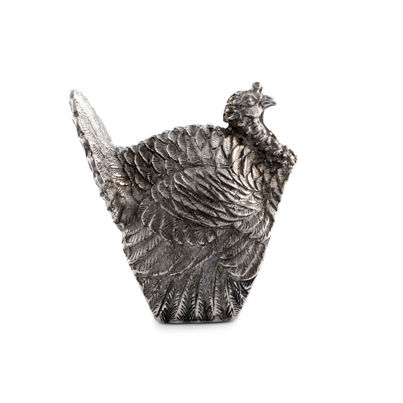 Harvest Pewter Turkey Napkin Ring