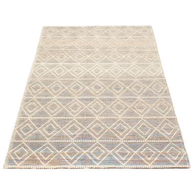 Demoret Performance Hand Braided Wool Rug