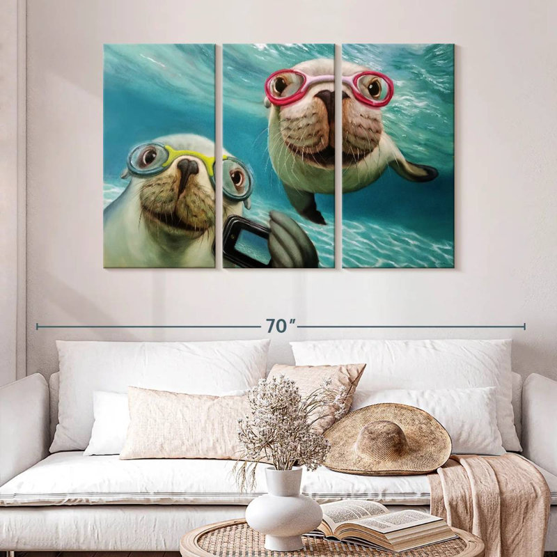 Brampt Underwater Selfie, 32" H x 50" W
