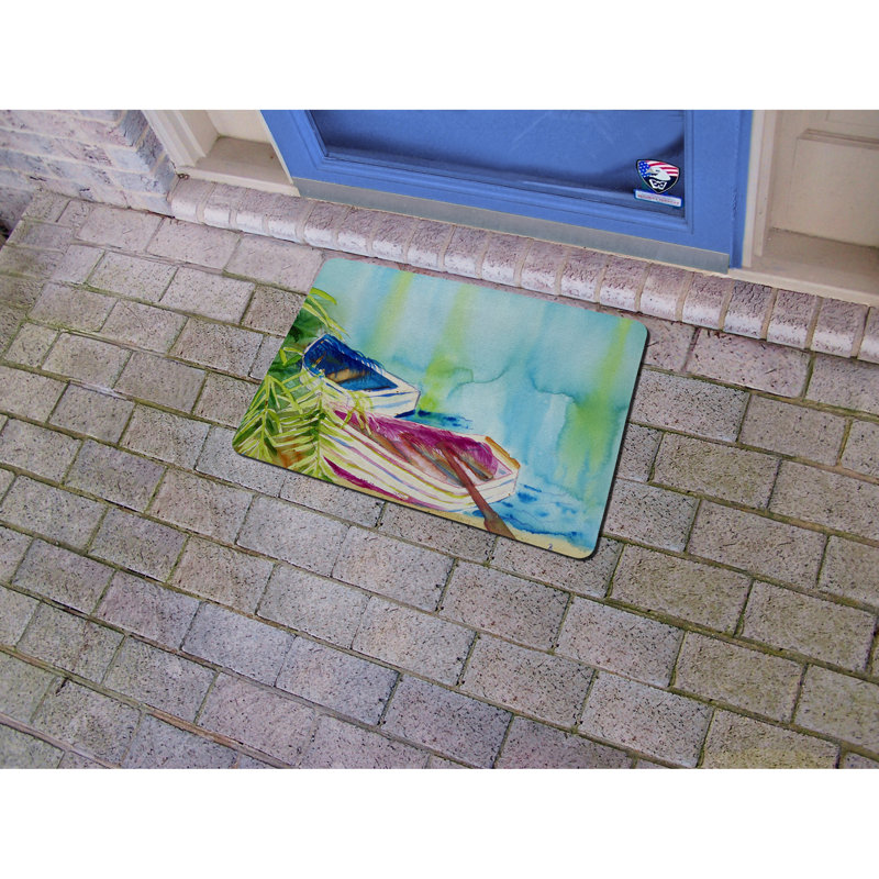 Mikhail Non-Slip Doormat, Rectangle 1'6" x 2'2"
