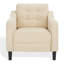 Fauteuil capitonné large Heuton 32,4 po-1482356968