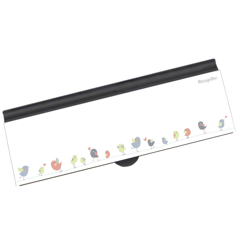 ECR4Kids MessageStor Keyboard Write and Store, Desk Organizer, Birds