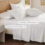 Draps 100% coton de literie - 6 pièces de draps en coton tissé en satin de coton-110115458-110115453