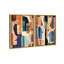 Oliver Gal Vibrant Connections Set Abstract - Heavy Gel Top Coat Framed Canvas Art-1771804704-1771804732
