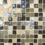 Luxe 1" x 1" Cast Glass Grid Mosaic Wall Tile