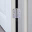 Charnière de porte en chrome, 4 po, rayon 5/8 po, paquet de 12