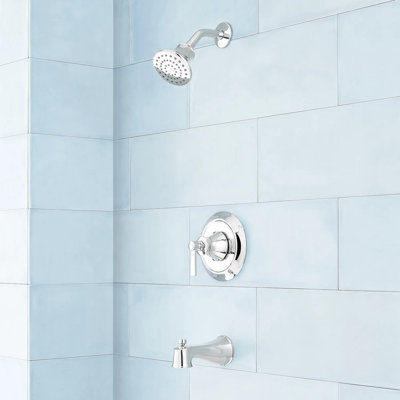 Ensemble de baignoire et douche à pression équilibrée
