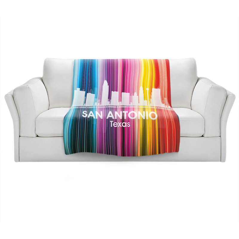 Hand Woven Throw Blanket, 68" x 80"