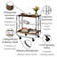 Metal Bar Cart
