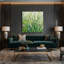 "Watercolor Botanical" 69, art mural sur toile beige-1044491879