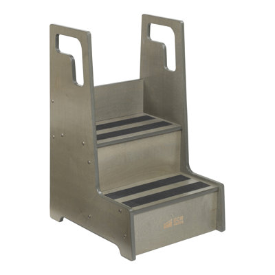 ECR4Kids Reach-Up 2 Step Stool with Support Handles, Children's Furniture