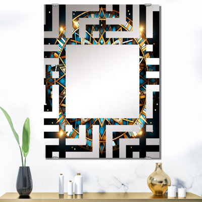 Grand miroir mural Dinius - MIR134747