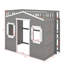 Lit mezzanine simple avec échelle-886204502