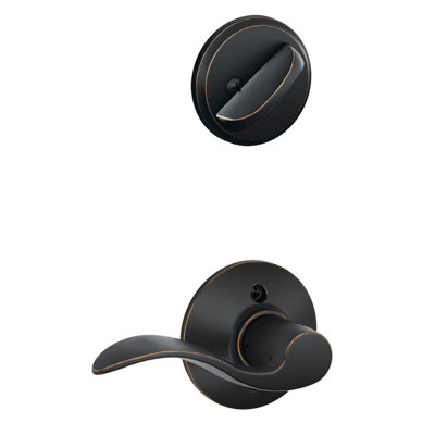 Accent Single Cylinder Interior Lever Set