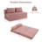 Boneless Folding Sofa Bed Full Size, 3-in-1 Convertible Sleeper Sofa-1252760400
