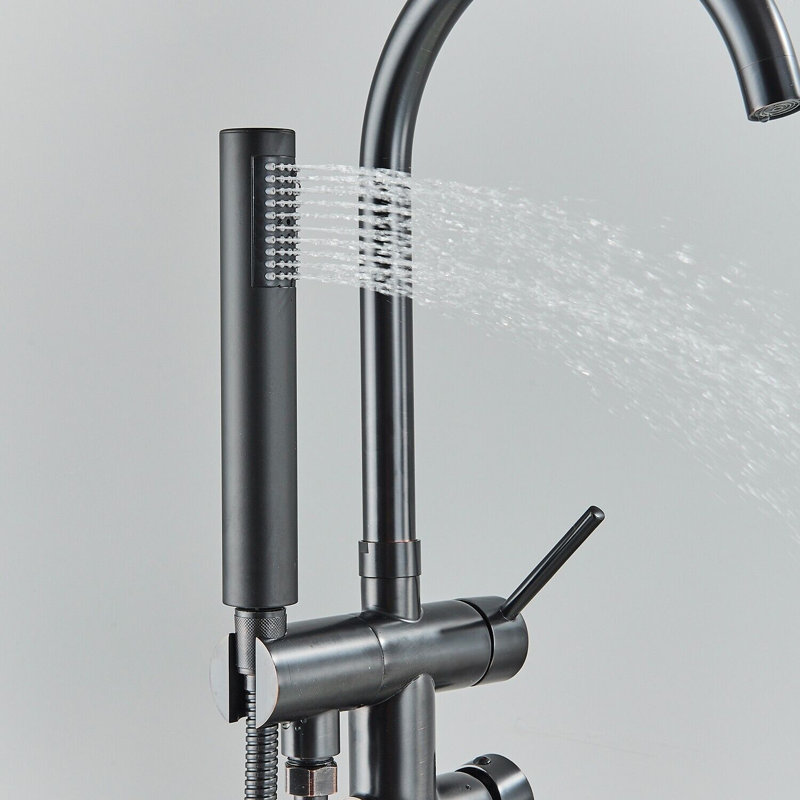 Balta 2 Handle Bathroom Bath Shower Mixer with Diverter and Handshower Included
