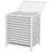 HOMCOM Bamboo Laundry Hamper With Lid-515336537-515336535