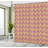 Chevron Shower Curtain with Hooks Included-44237930-94822028
