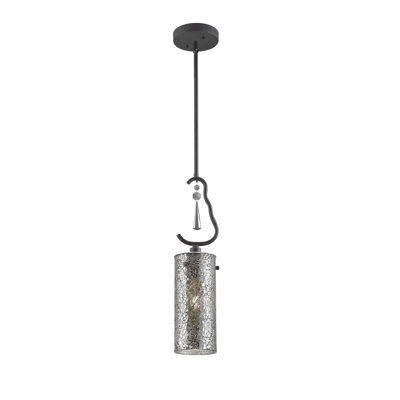 Luminaire suspendu à cylindre simple 1 lumières Haley