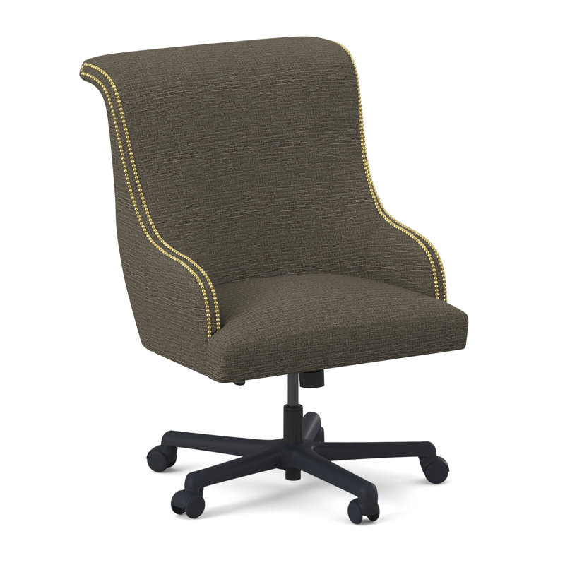 Madison Executive Chair, Polished Brass Small, Margaret Uniform
