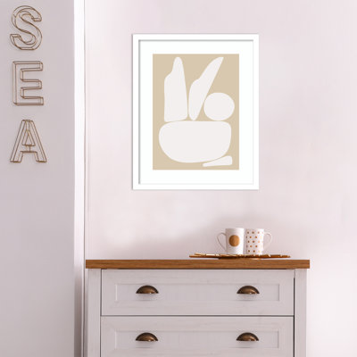 «Zen Rock Garden Neutral» par The Creative Bunch, reproduction d'art sur toile