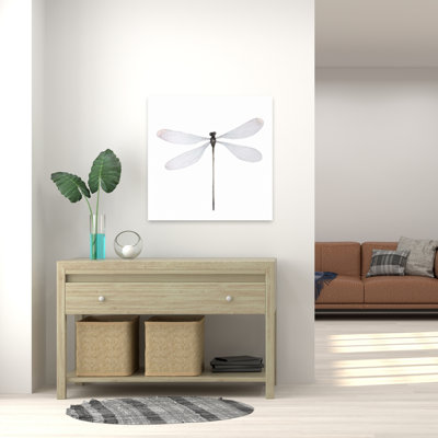 Minimalist Dragonfly Canvas | Elegant Insect Home Decor
