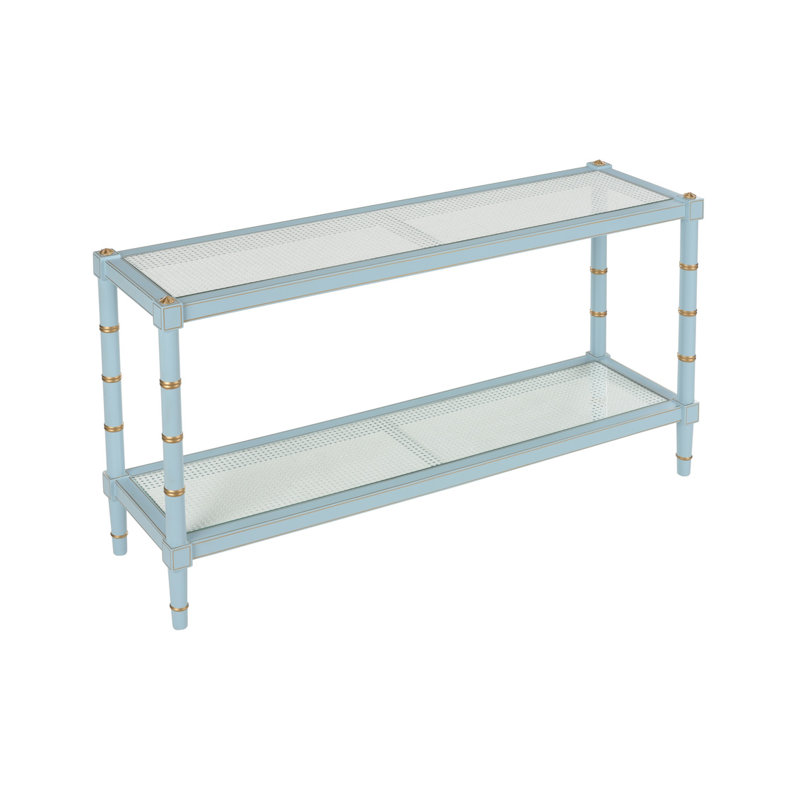 Console Conner Cane, Bleu clair