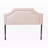 Danann Upholstered Headboard is modern and contemporary, 56.22'' H X 61.32'' W X 2.32'' D-46576388-46576391