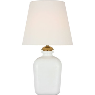 Josy 17" Cordless Table Lamp with Linen Shade