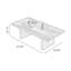 Table basse rectangulaire en bois massif noyer-1311898174