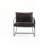 2 Chairs in 1 Box, Upholstered hanging armchair with arm pocket metal frame-109704731-107852246