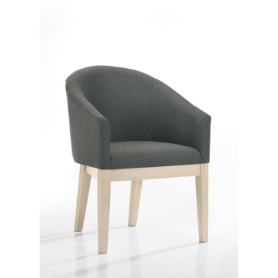Farallone Grey Upholstered Track Arm Accent Chair