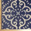 Tapis intérieur / extérieur en polypropylène tissé à plat et à carreaux crème bleu marine beige Solterra