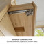 Meuble-lavabo simple Antony 48 po avec comptoir en quartz