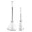 Simplehuman Plunger and Toilet Brush Bundle, White
