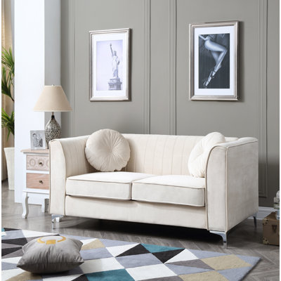 Ballentine 65'' Velvet Loveseat