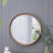 Round wall mirror