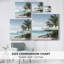 «Sunny Beach Day», toile tendue avec châssis-515035510