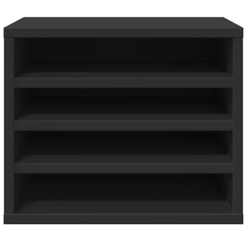  Desk Organiser 36X26x29.5 Cm Engineered Wood, Black Oak