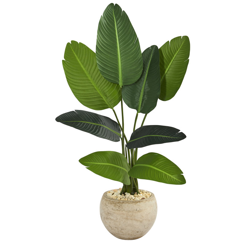 45 " H Faux Banana Leaf Tree