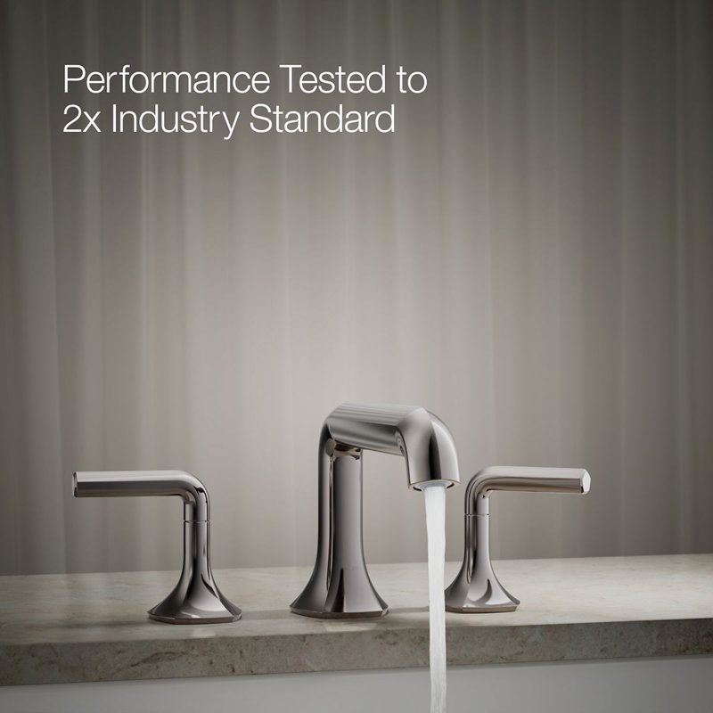 Occasion Deck-Mount Bath Spout With Straight Design, Vibrant Titanium