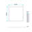 Dimmable Square Flat Panel Ceiling Light-50647945