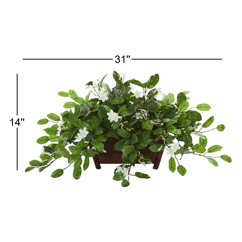 14 po plante à fleurs artificielle en pot