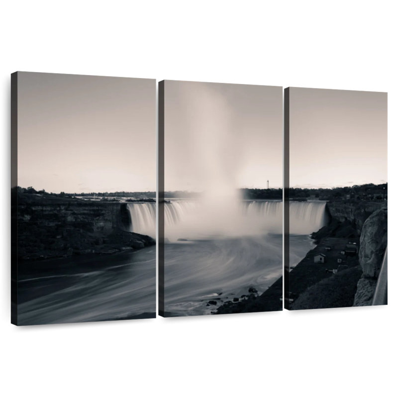Alvord - Chutes du Niagara monochromes, H 20 po x l 33 po