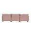 Canapé modulaire modulaire, canapé convertible rembourré de conception ergonomique, ensemble de canapé modulaire personnalisable pour le salon, tissu adapté aux animaux de compagnie et résistant aux taches-491528778