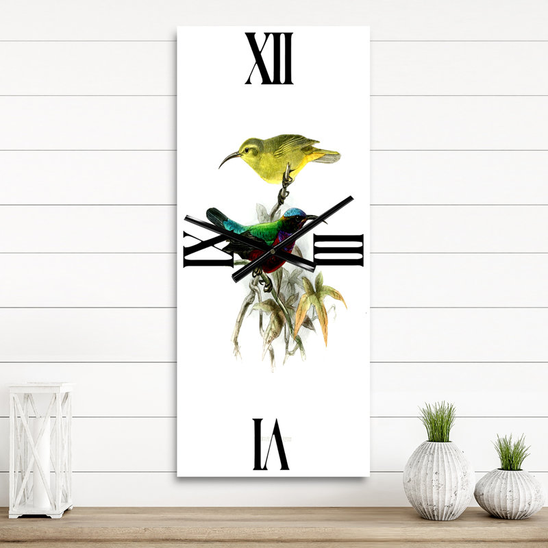 Horloge murale australienne Birds XV, Grand